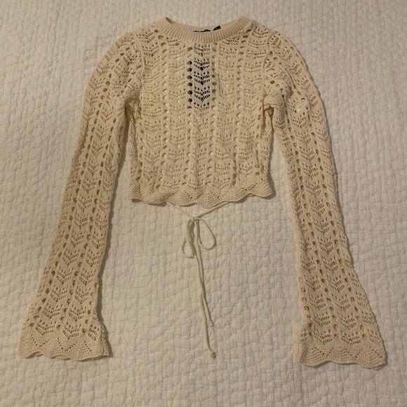 Nasty Gal backless crochet top - Picture 1 of 3